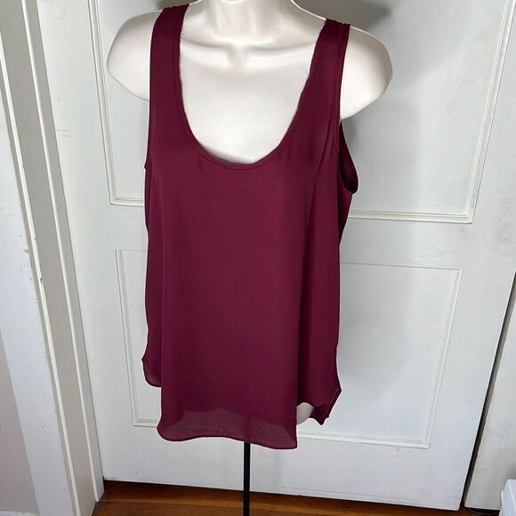 Krisa Tunic Tank Top in Port Wine NWT Size Medium - Picture 7 of 9